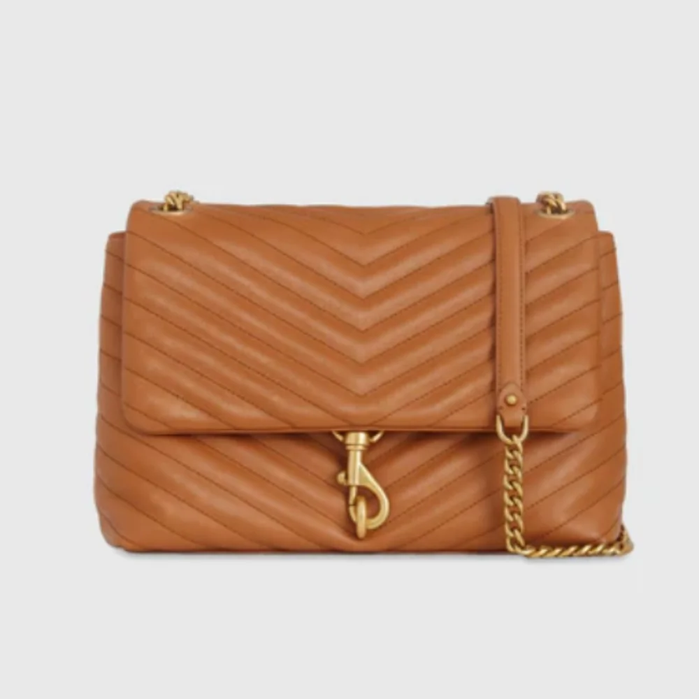 Edie Flap Shoulder Bag - Caramellow
